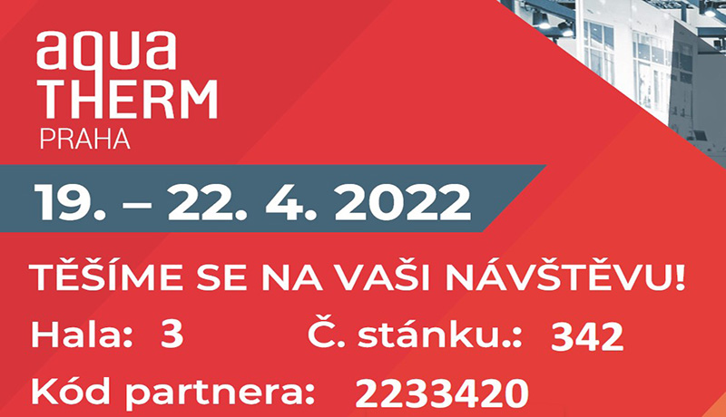 VELETRH AQUATHERM PRAHA 2022